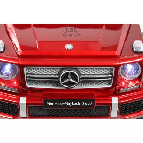 Детский электромобиль Mercedes-Benz Maybach G650 Т101ТТ красный глянец