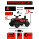 Детский электроквадроцикл BRP Can-Am Outlander (Y888YY) красный