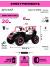 Детский электромобиль Багги MINI М303БХ розовый