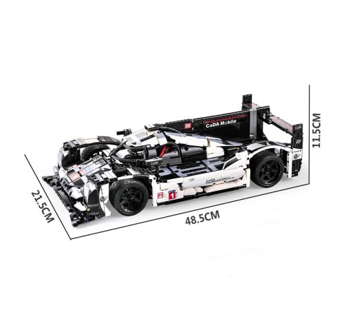Конструктор CADA спортивный автомобиль Porsche 919, 1586 элементов - C61016W Конструктор CADA спортивный автомобиль Porsche 919, 1586 элементов - C61016W