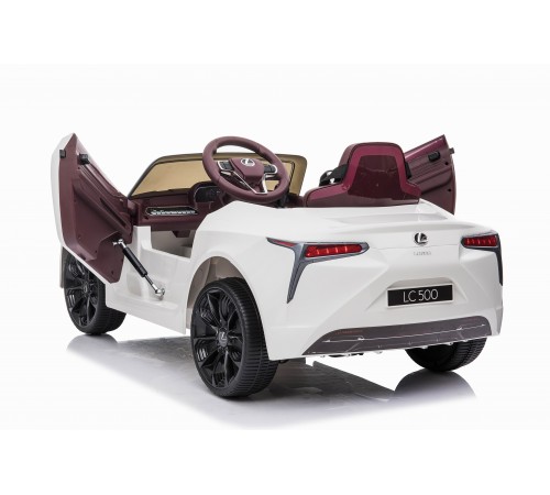 Детский электромобиль Lexus LC500 12V - JE1618-WHITE