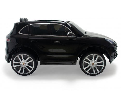 Детский электромобиль PORSCHE CAYENNE S 12V - JJ2128-BLACK-PAINT