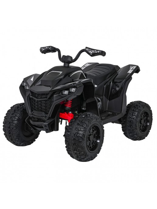 Детский электромобиль квадроцикл Outlander (черный, 24V, 4WD, пульт, EVA) - XMX652-24V-4WD-BLACK