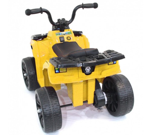 Детский квадроцикл R1 на резиновых колесах 6V - 3201-YELLOW