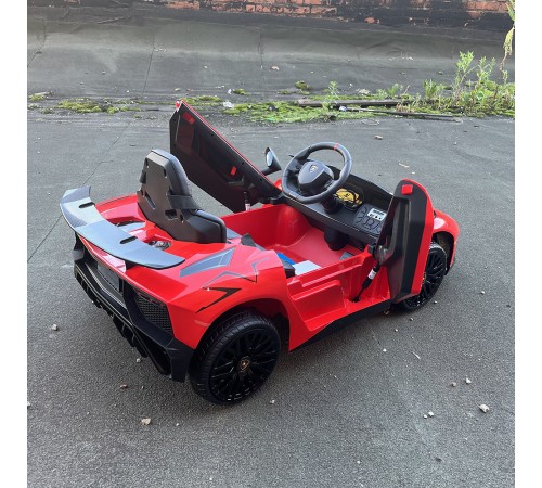 Детский электромобиль Lamborghini Aventador SV Roadster 2WD 12V - BDM0931-RED