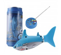 Радиоуправляемая рыбка-акула (синяя, водонепроницаемая в банке) - 3310B-2