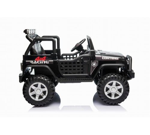 Детский электромобиль джип XMX с полным приводом (черный, EVA, 12V) - XMX618-4WD-BLACK
