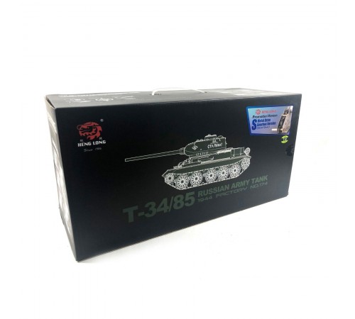 Радиоуправляемый танк Heng Long T-34 S version V7.0 масштаб 1:16 2.4G - 3909-1-Upg-V7
