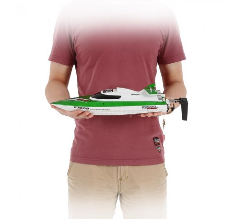 Радиоуправляемый катер Fei Lun High Speed Green Boat 2.4GHz - FT009-G Радиоуправляемый катер Fei Lun High Speed Green Boat 2.4GHz - FT009-G