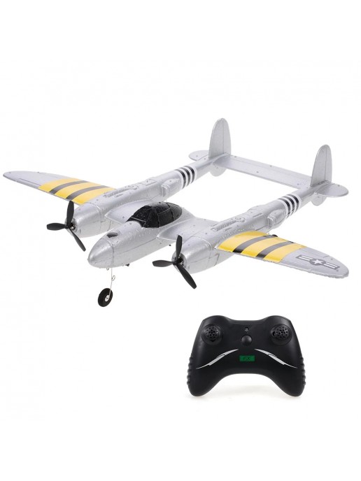 Радиоуправляемый самолет для начинающих P38 Fighter 2.4G - FX816