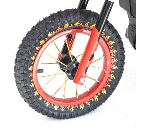 Детский кроссовый электромотоцикл Qike TD Red 6V - QK-3058-RED Детский кроссовый электромотоцикл Qike TD Red 6V - QK-3058-RED
