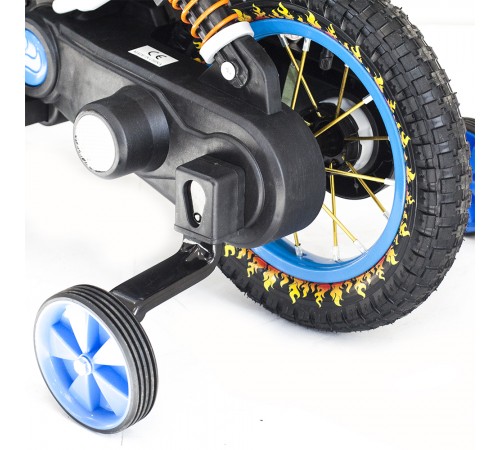 Детский кроссовый электромотоцикл Qike TD Blue 6V - QK-3058-BLUE Детский кроссовый электромотоцикл Qike TD Blue 6V - QK-3058-BLUE