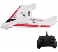 Радиоуправляемый самолет-крыло для дома и начинающих пилотов 2.4G - FX601-RED