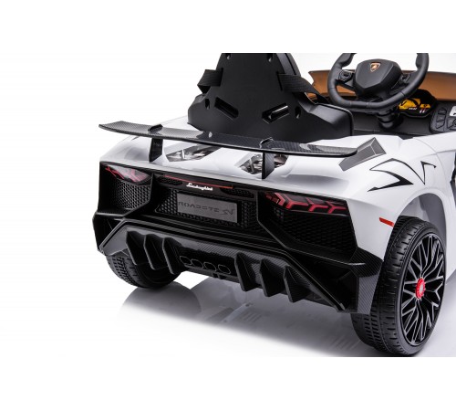 Детский электромобиль Lamborghini Aventador SV Roadster 2WD 12V - BDM0931-WHITE