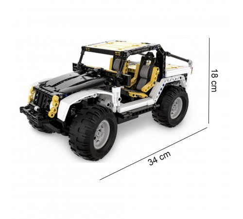 Радиоуправляемый конструктор CaDa внедорожник Jeep Wranger Pioneer, 542 элемента - C51045W Радиоуправляемый конструктор CaDa внедорожник Jeep Wranger Pioneer, 542 элемента - C51045W