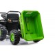 Детский электромобиль трактор с ковшом и прицепом (зеленый, 2WD, EVA) - HL389-LUX-GREEN-TRAILER