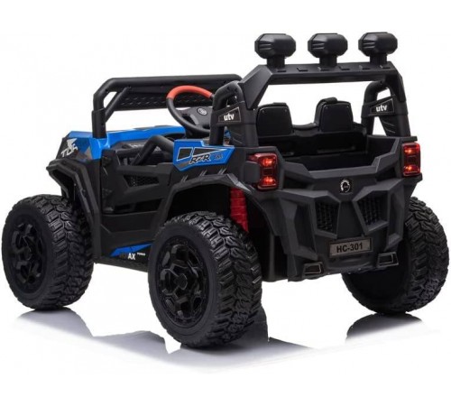 Детский электромобиль Багги (полный привод, EVA, 12V) - HC-301B-4WD-BLUE