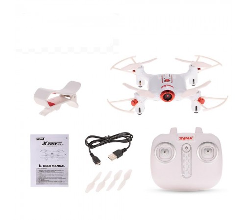 Радиоуправляемый квадрокоптер Syma X20W FPV RTF 2.4G - X20W Радиоуправляемый квадрокоптер Syma X20W FPV RTF 2.4G - X20W