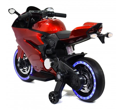 Детский электромотоцикл Ducati Red (12V, EVA, ручка газа) - FT-1628-SP-RED