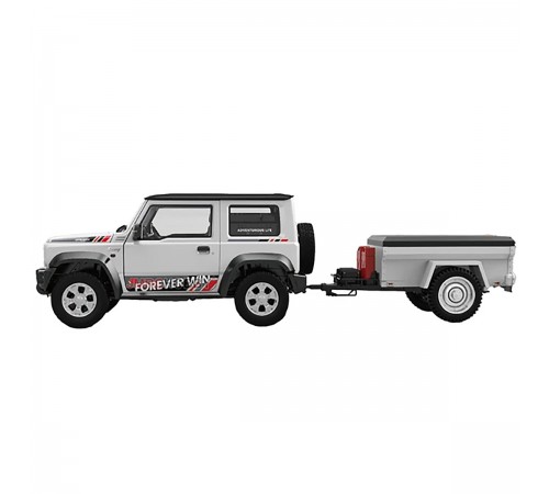 Радиоуправляемый внедрожник Suzuki Jimny PRO с прицепом (свет, выхлоп, Li-Po 5C) - HG4-53PRO-54-W Радиоуправляемый внедрожник Suzuki Jimny PRO с прицепом (свет, выхлоп, Li-Po 5C) - HG4-53PRO-54-W