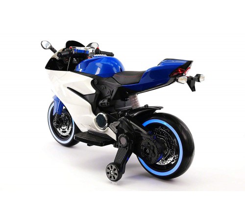 Детский электромотоцикл Ducati 12V - FT-1628-BLUE-WHITE Детский электромотоцикл Ducati 12V - FT-1628-BLUE-WHITE