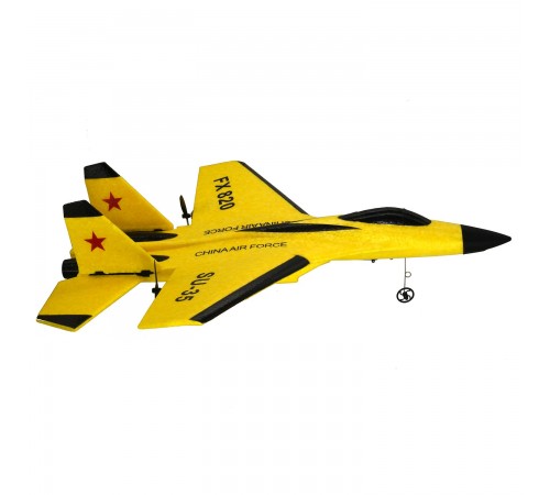 Радиоуправляемый самолет SU-35 для начинающих 2.4G - FX820-YELLOW Радиоуправляемый самолет SU-35 для начинающих 2.4G - FX820-YELLOW