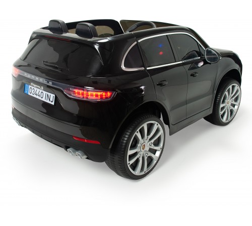 Детский электромобиль PORSCHE CAYENNE S 12V - JJ2128-BLACK-PAINT