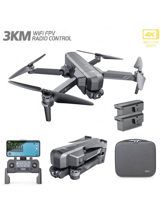 Квадрокоптер SJRC F11S 4K PRO 2-AXIS 4K EIS 5G GPS RTF (2 АКБ)  - F11S 4K PRO COMBO
