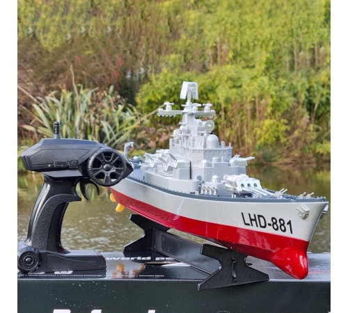 Радиоуправляемый военный корабль линкор 1:360 - LHD-881 Радиоуправляемый военный корабль линкор 1:360 - LHD-881