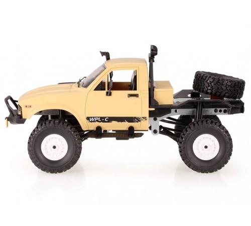 Радиоуправляемая машина WPL пикап Hilux (желтый) 4WD 2.4G 1:16 RTR - WPLC-14R-YELLOW