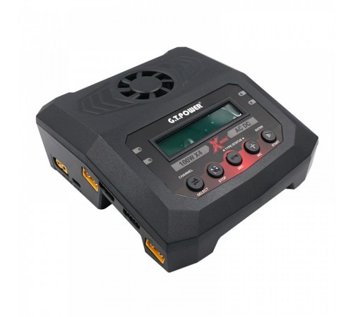 Универсальное зарядное устройство G.T.Power X4 MINI 19-26/220В, 10Aх4, 400W - GTP-X4-MINI