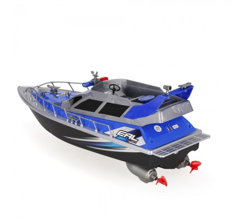 Радиоуправляемый полицейский катер 1:20 2.4G - HT-2875B-BLUE