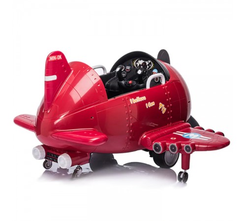 Детский электромобиль - самолет 12V - JJ20201-RED Детский электромобиль - самолет 12V - JJ20201-RED