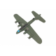 Радиоуправляемый самолет бомбардировщик B17 для начинающих 2.4G - FX817-GREEN