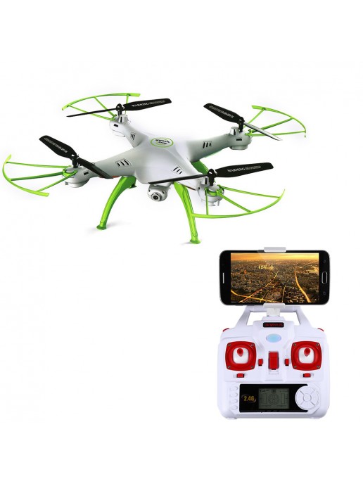 Радиоуправляемый белый квадрокоптер Syma X5HW с барометром Wi-Fi FPV - X5HW