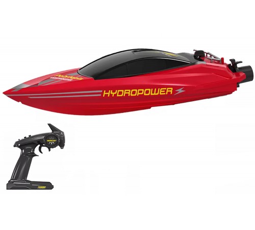 Радиоуправляемый катер с водяной помпой Red HydroJet (25 км/ч, 42 см) - HC807-RED Радиоуправляемый катер с водяной помпой Red HydroJet (25 км/ч, 42 см) - HC807-RED