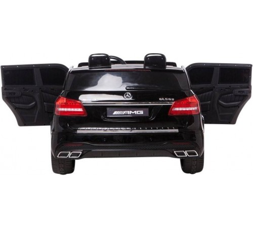 Детский электромобиль Mercedes Benz GLS63 LUXURY 4WD 12V MP4 - Black - HL228-LUX-MP4