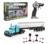 Радиоуправляемый грузовик цистерна и набор дорожных знаков (2WD, акб, 1:16) - GM1935