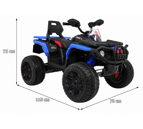 Детский квадроцикл Maverick ATV 12V 4WD - BBH-3588-4-BLUE Детский квадроцикл Maverick ATV 12V 4WD - BBH-3588-4-BLUE