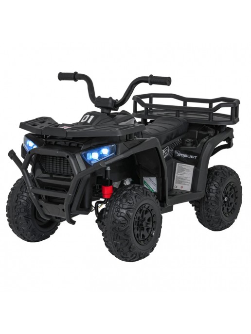 Детский электромобиль квадроцикл X-Robust (черный, 24V, 4WD, пульт, EVA) - XMX651-24V-4WD-BLACK
