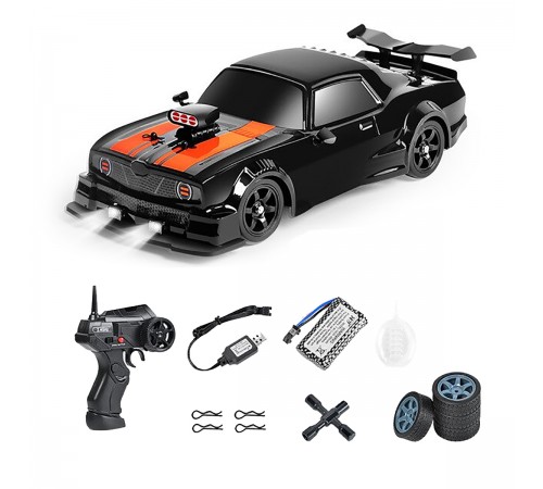 Радиоуправляемая машина для дрифта HB Ford Mustang (4WD, свет, пар, акб, 1:16) - SC16A04-1 Радиоуправляемая машина для дрифта HB Ford Mustang (4WD, свет, пар, акб, 1:16) - SC16A04-1