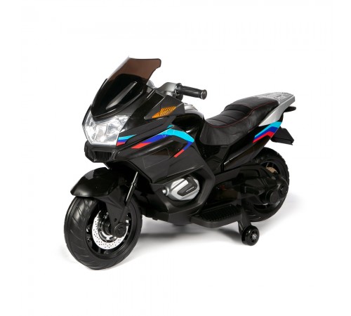 Детский электромотоцикл XMX (черный, EVA, с ручкой газа, 12V) - XMX609-BLACK Детский электромотоцикл XMX (черный, EVA, с ручкой газа, 12V) - XMX609-BLACK