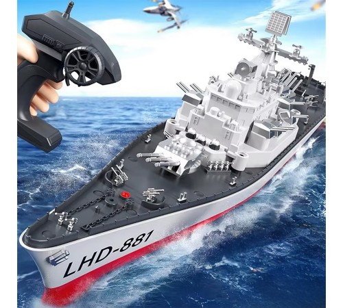 Радиоуправляемый военный корабль линкор 1:360 - LHD-881 Радиоуправляемый военный корабль линкор 1:360 - LHD-881