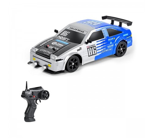 Радиоуправляемая машина для дрифта HB Toyota AE86 (4WD, свет, пар, акб, 1:16) - SC16A07-1 Радиоуправляемая машина для дрифта HB Toyota AE86 (4WD, свет, пар, акб, 1:16) - SC16A07-1