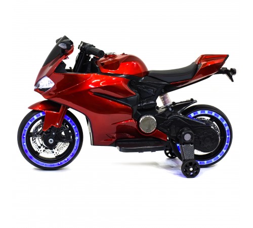 Детский электромотоцикл Ducati Red (12V, EVA, ручка газа) - FT-1628-SP-RED