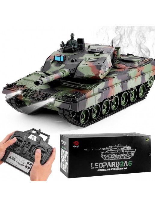Радиоуправляемый танк Heng Long Leopard 2A6 V7.0 1:16 - HL-3889-1-V7