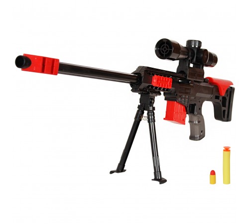 Винтовка Barret M89 механическая 2в1 резиновые и мягкие пули - ZYB-B2081 Винтовка Barret M89 механическая 2в1 резиновые и мягкие пули - ZYB-B2081