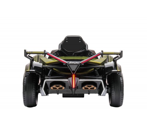 Детский электромобиль Lamborghini V12 Vision Gran Turismo 4WD 12V - HL528-LUX-ARMY-GREEN
