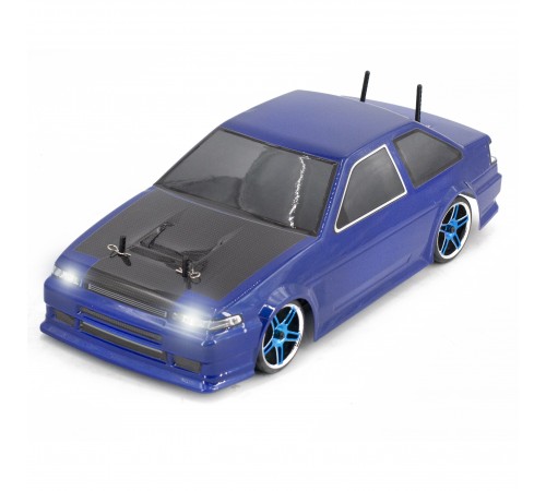 Радиоуправляемый автомобиль для дрифта HSP Flying Fish 1 LED фары 4WD 1:10 - 94123T-12352-BL