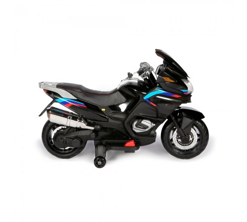 Детский электромотоцикл XMX (черный, EVA, с ручкой газа, 12V) - XMX609-BLACK Детский электромотоцикл XMX (черный, EVA, с ручкой газа, 12V) - XMX609-BLACK
